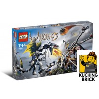 7021 VIKING Viking Double Catapult vs. the Armoured Ofnir Dragon
